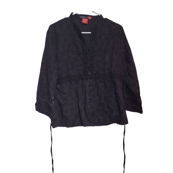Kommotion Tops - Kommotion NY Women's Button Up Size XL